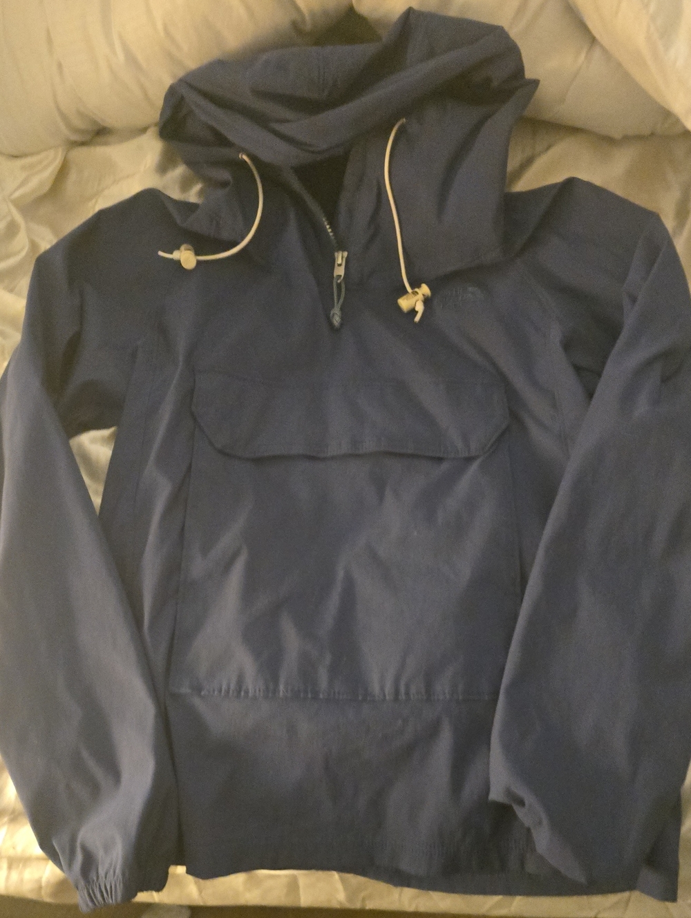 The North Face Navy Hooded Windbreaker Pullover